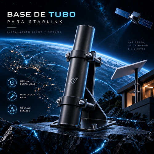 Base De Tubo Para Starlink