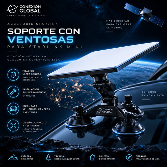 Soporte Con Ventosas Starlink