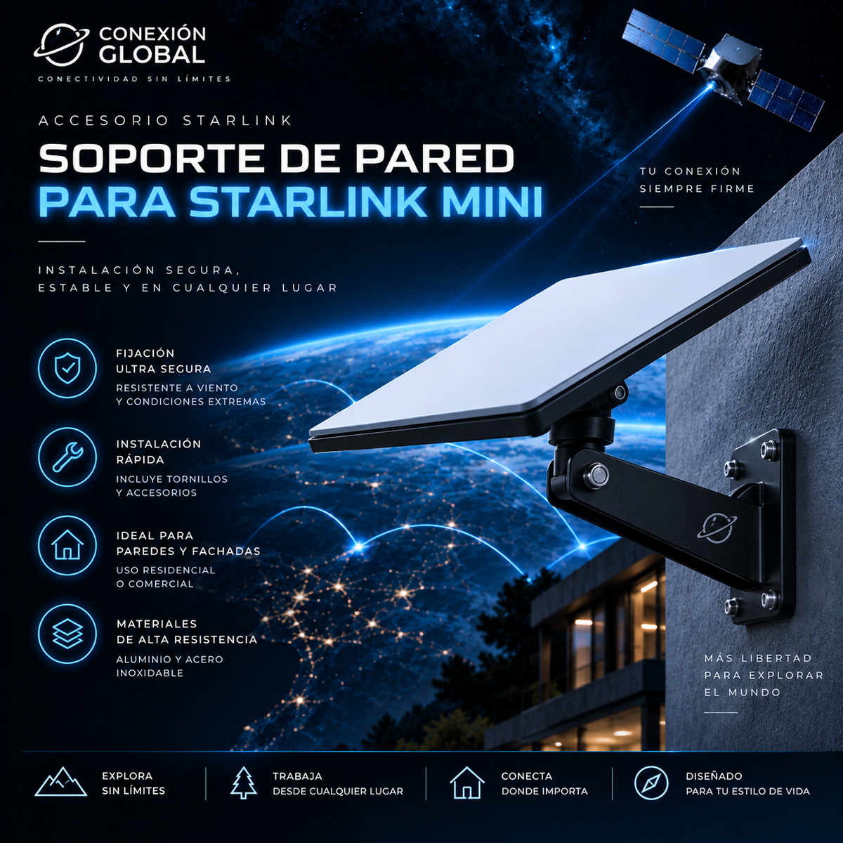 Soporte de pared Starlink
